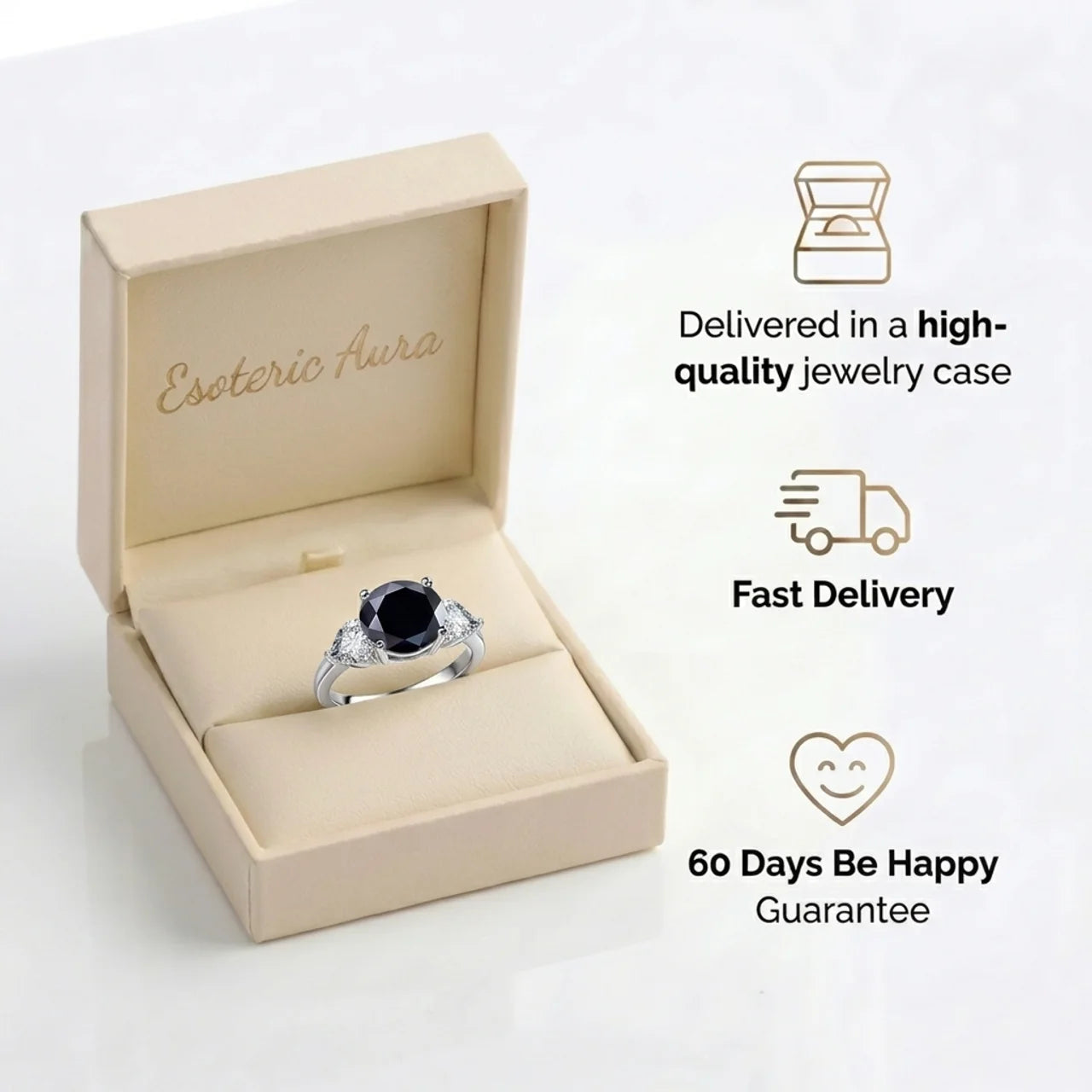 Obsidian Ring - Serene