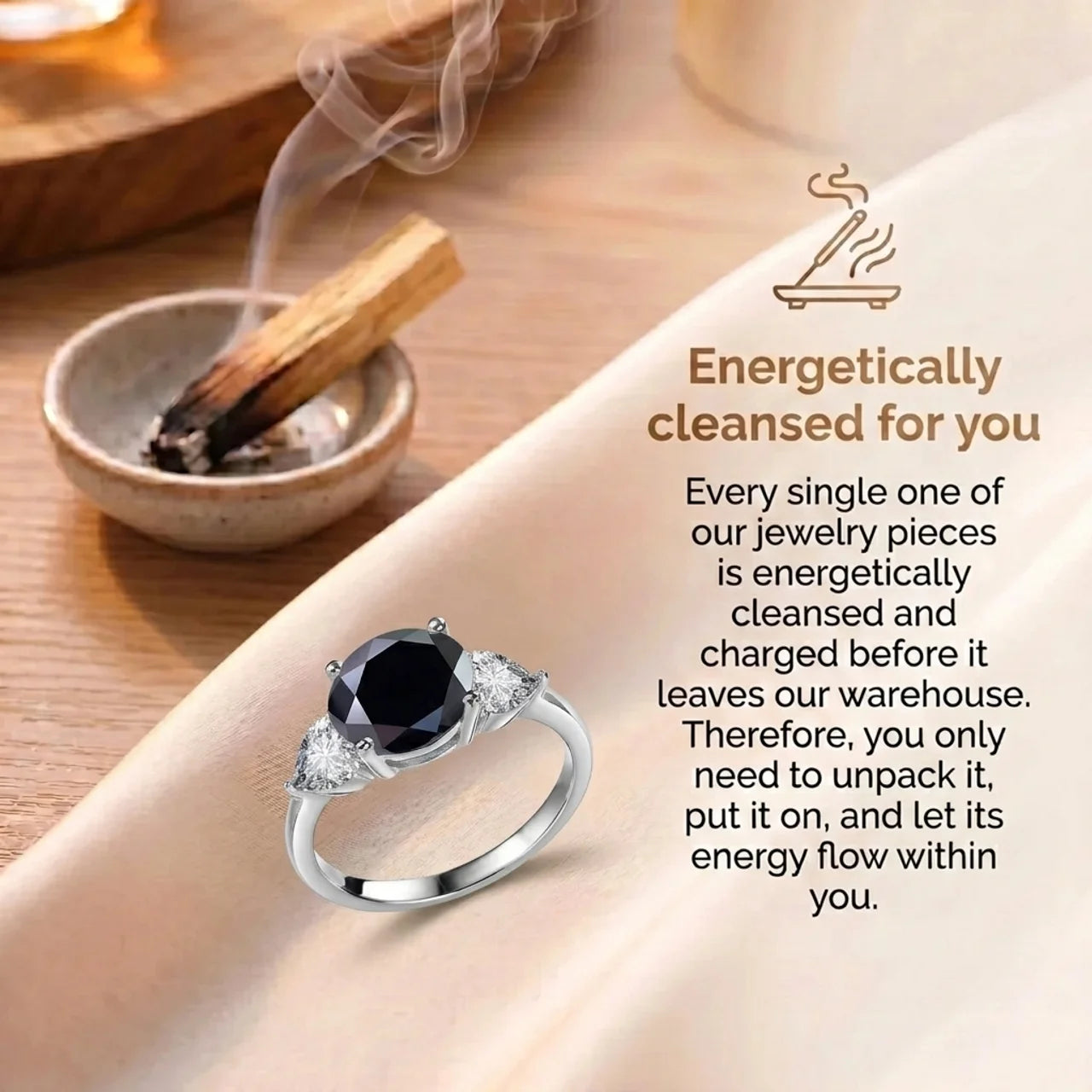 Obsidian Ring - Serene