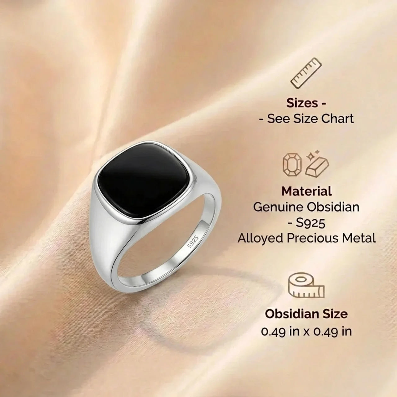 Obsidian Ring - Statement
