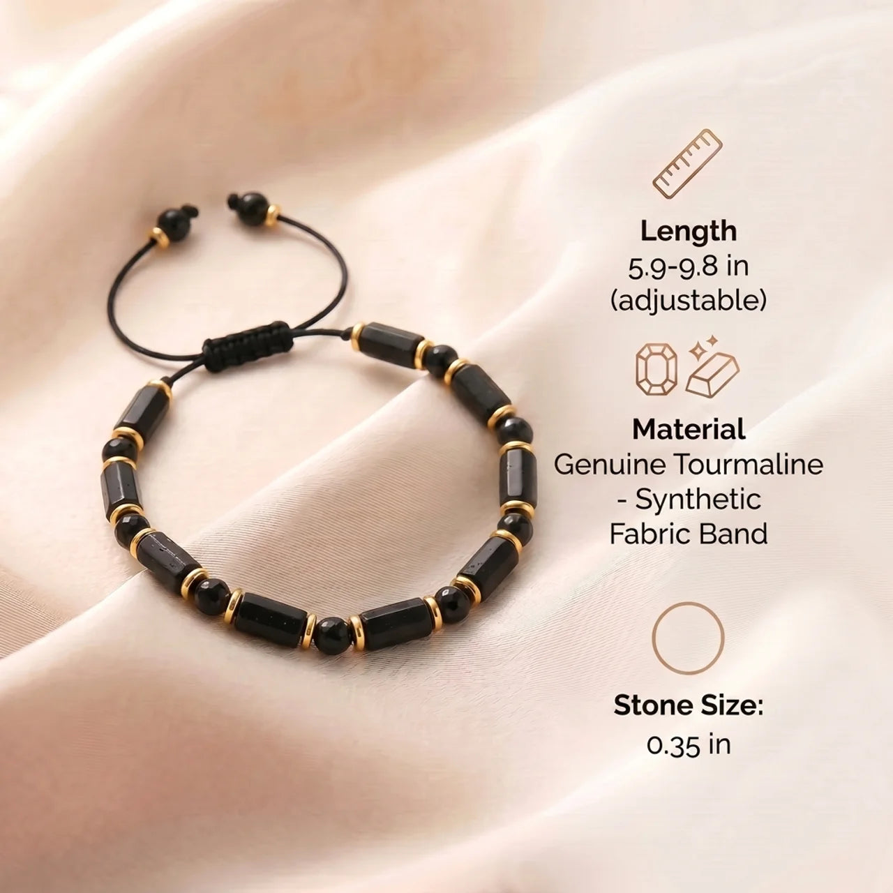 Tourmaline Bracelet - Natural Stones