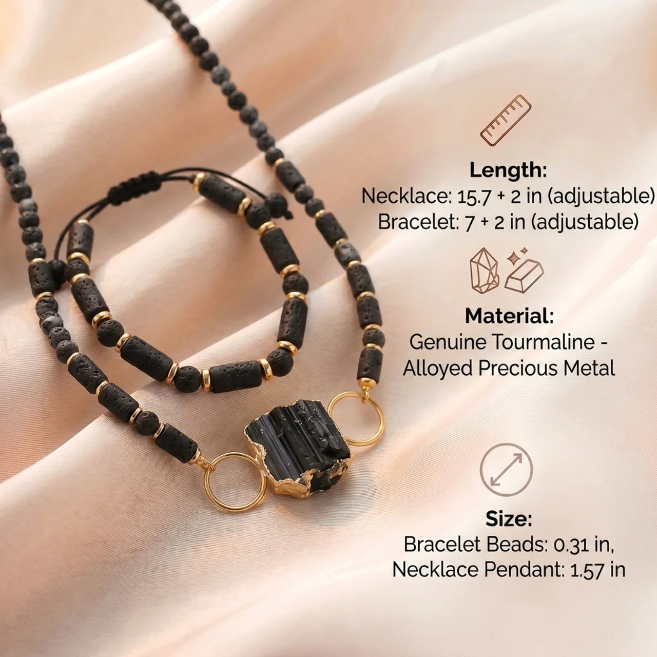Tourmaline Welcome Package - Necklace & Bracelet