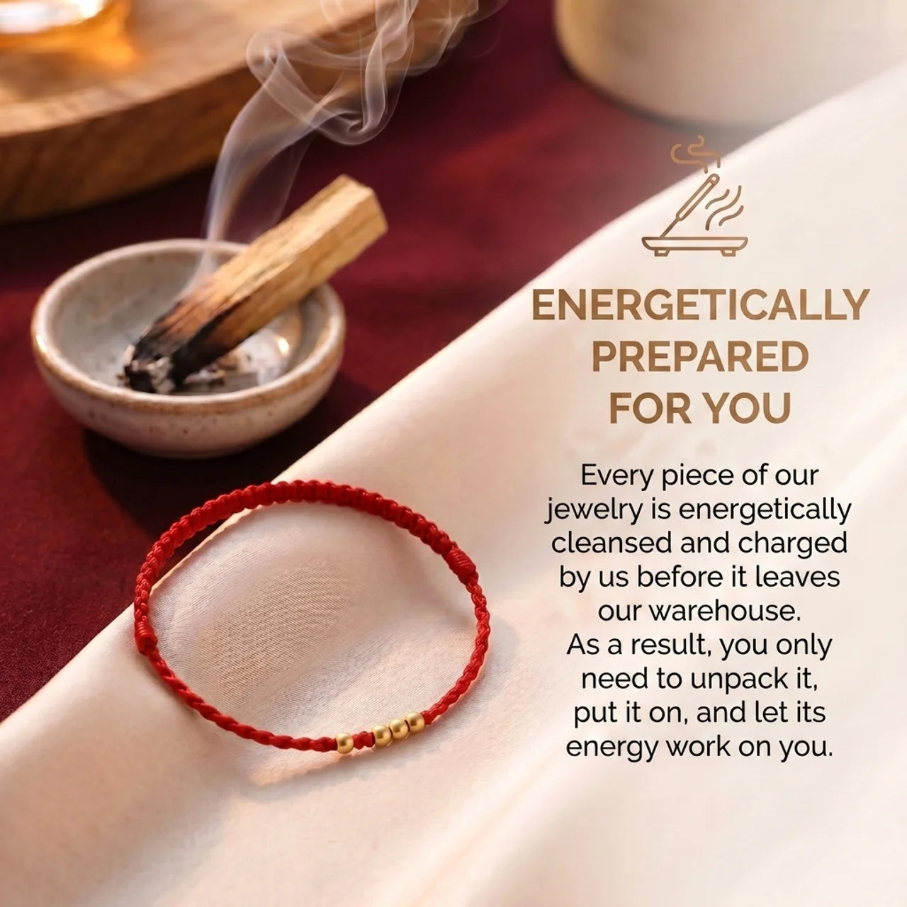 Tibetan Luck Bracelet with Small Copper Beads