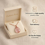 Tree of Life Necklace - Copper & Rose Quartz