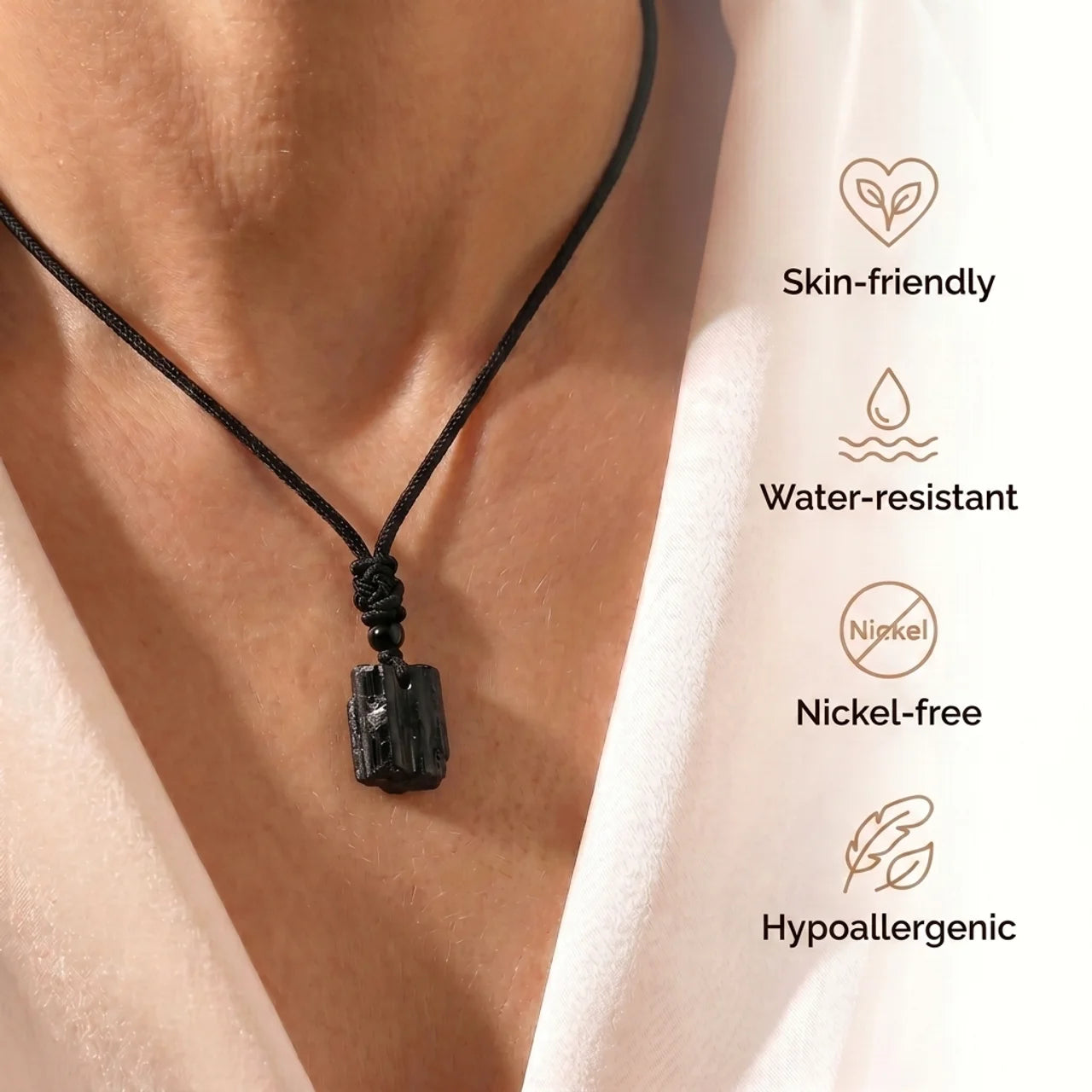 Tourmaline Necklace - Natural Stone