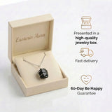 Tourmaline Necklace - Raw Stone in Silver