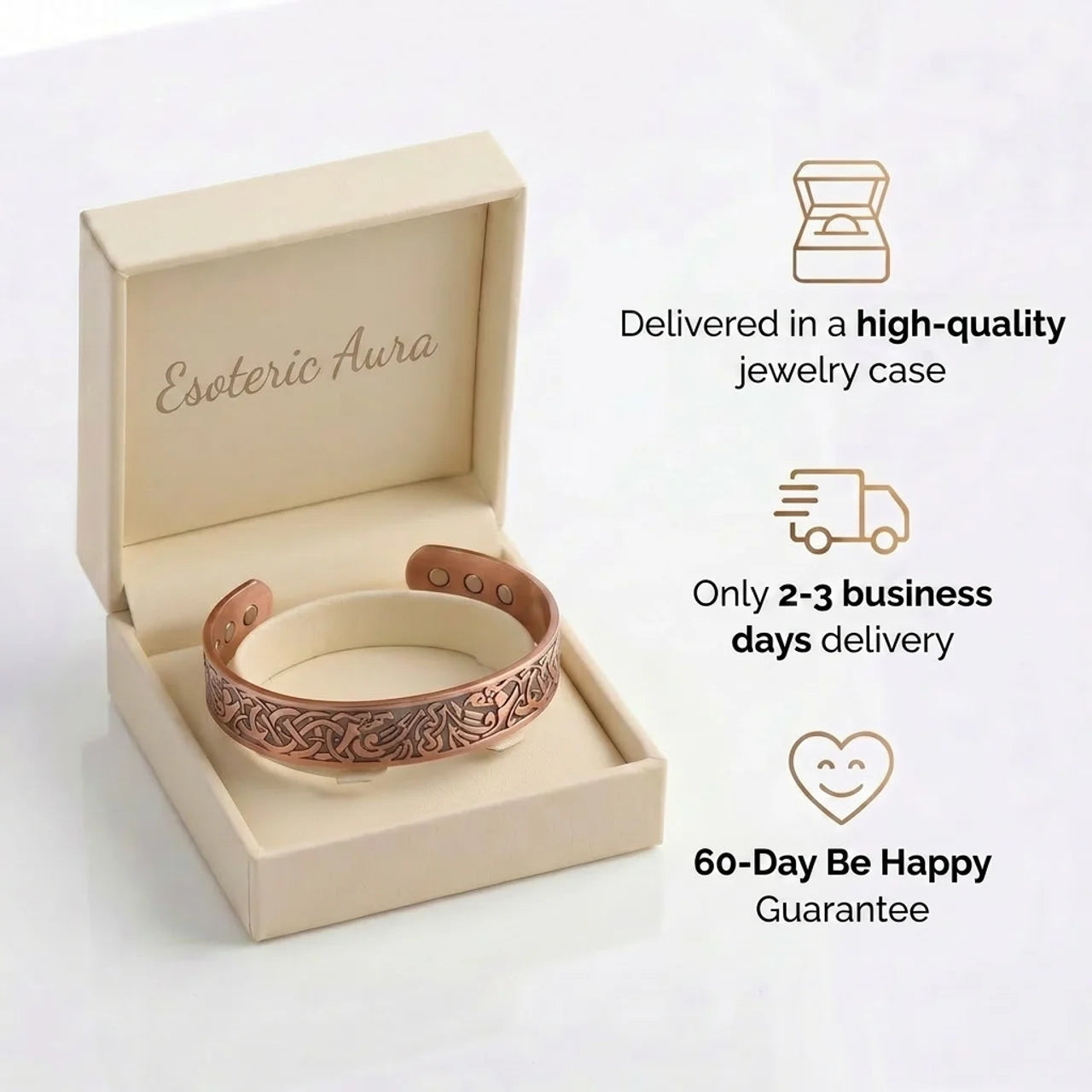 Tibetan Luck Ring - Copper