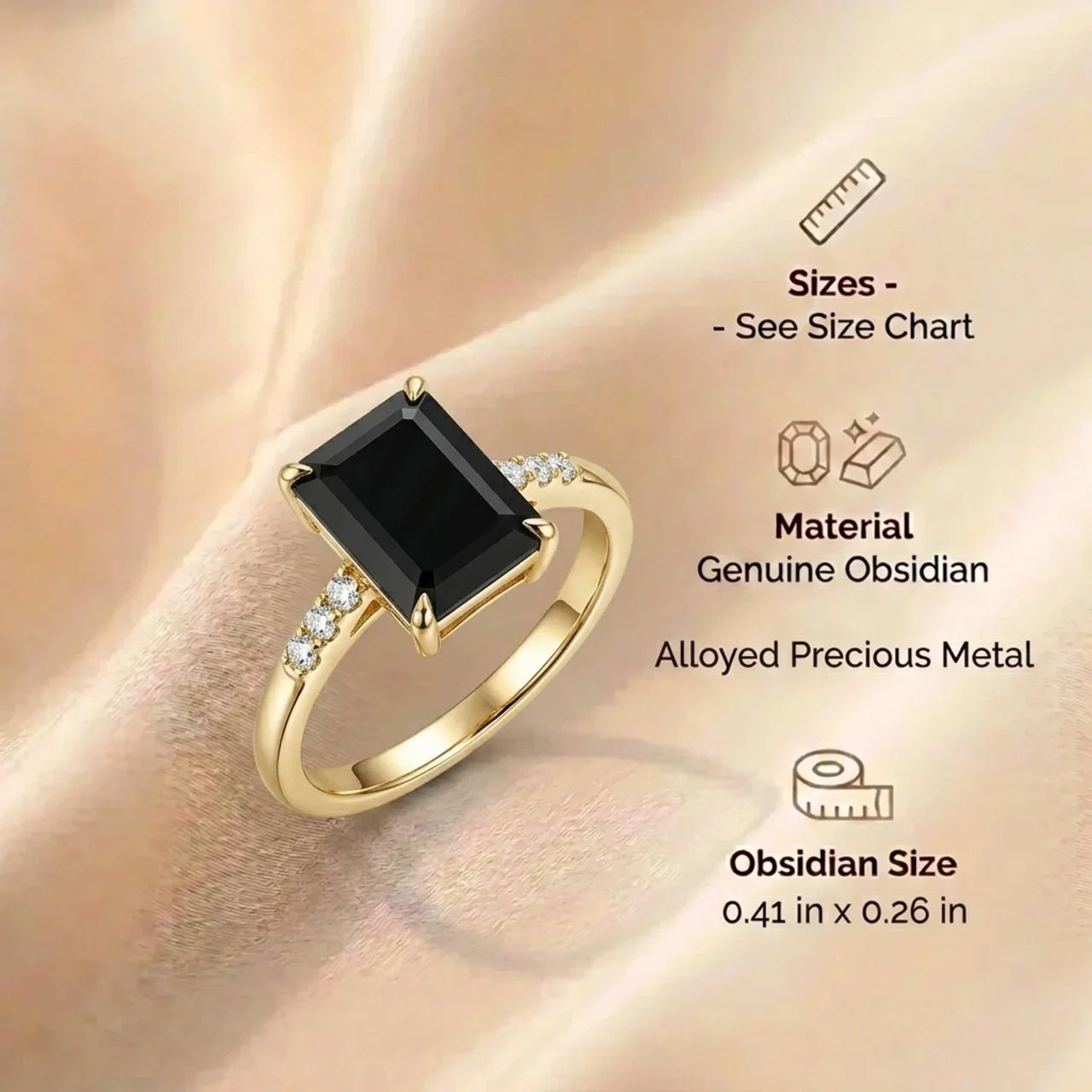 Obsidian Ring - Veil